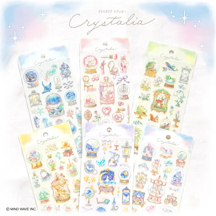 クリスタリアステッカー flower | マインドウェイブオンラインストア