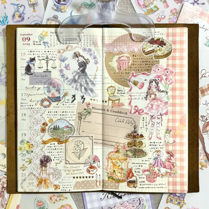 ラスト 女の子ステッカー4枚set 楽天市場】クレールシール 第4弾 フレールシール シール