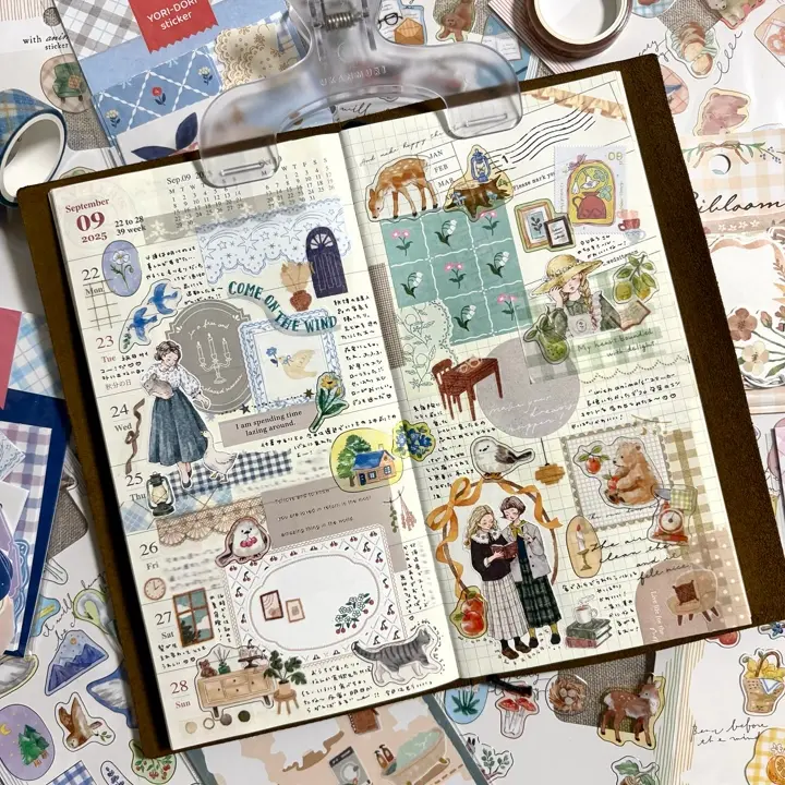 ヨリドリステッカー 白鳥と読書 | マインドウェイブオンラインストア