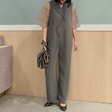 lantern sleeve rompers□ | ALL ITEM | ROOM903 online