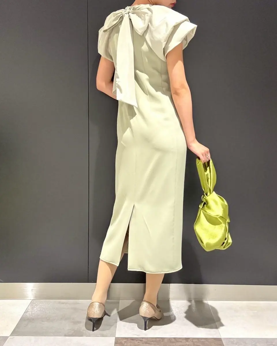 ANDRESD/アンドレスド drape velour dress ANDRESD drape dress | DRESS,DRESS | ROOM903 online