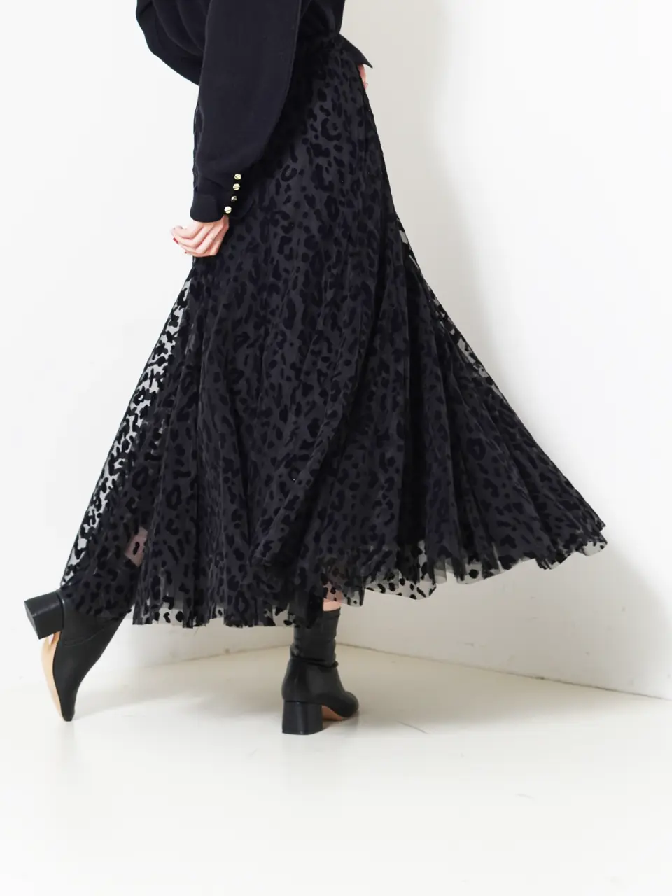 レオパードチュールスカート | SKIRT,フレアスカート | ROOM903 online