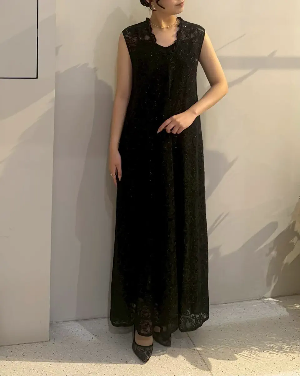 Prism lace A-line dress | DRESS,DRESS | ROOM903 online