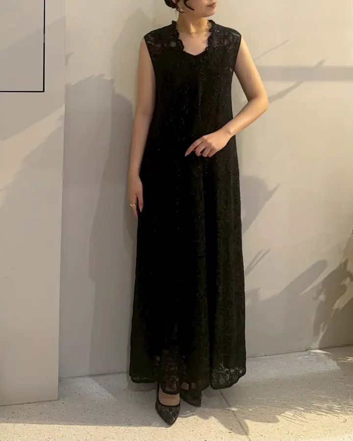 Prism lace A-line dress | DRESS,DRESS | ROOM903 online