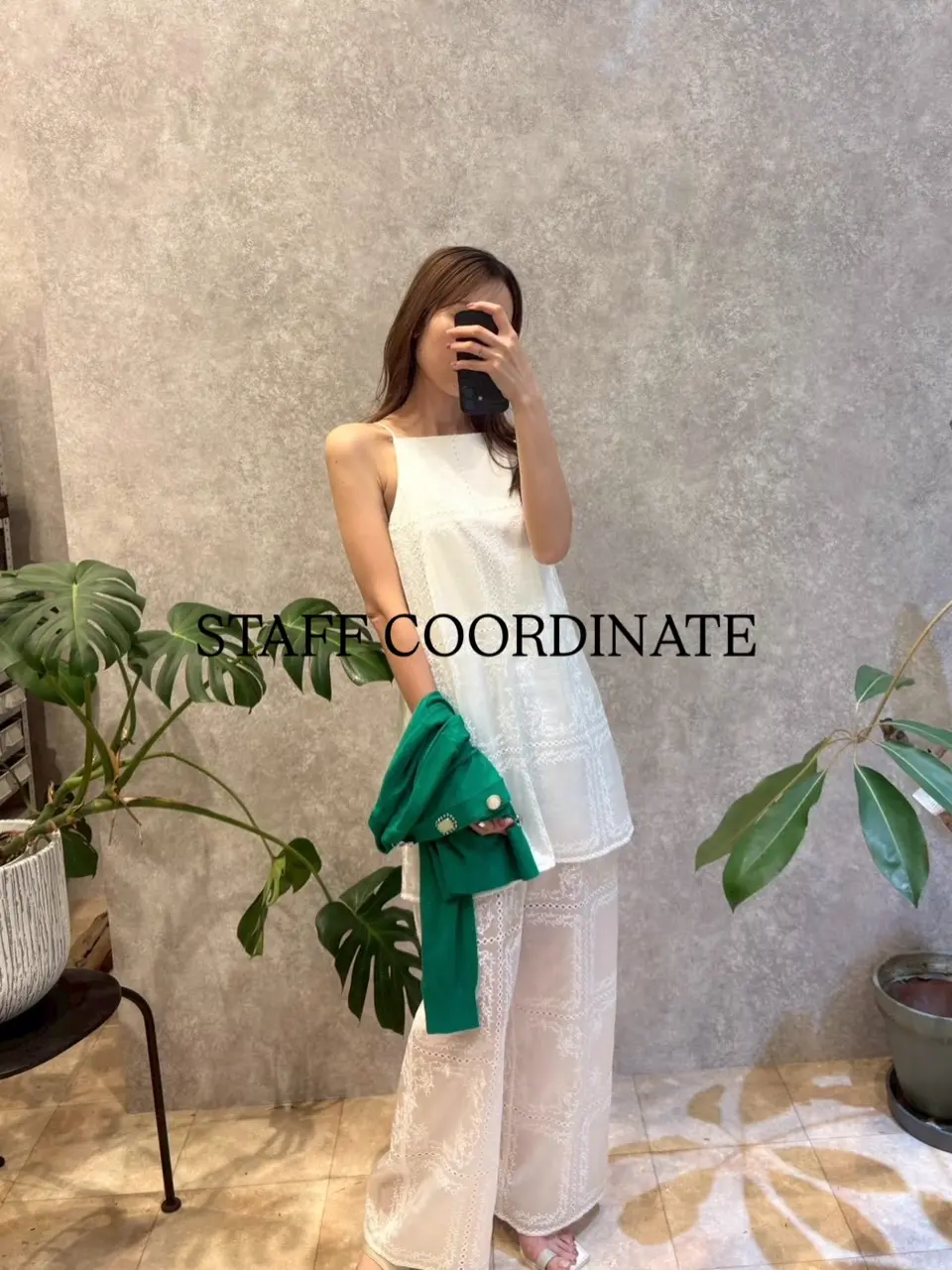 EMBROIDERY LACE CAMI ALL IN ONE | ONEPIECE,サロペット