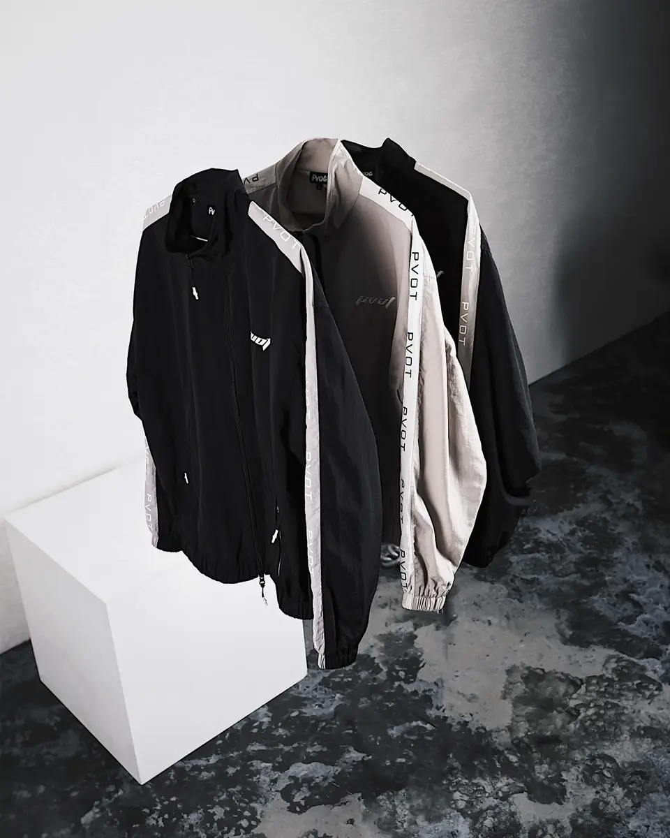 ジャケット・アウター PVOT SL NYLON JACKET (BLACK / GRAY) Pvot SL Nylon Jacket (Black / Gray)