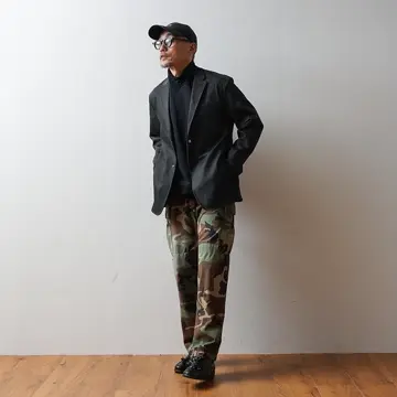 実物 USED 米軍 BDU WOODLAND CAMO リップストップ カーゴパンツ