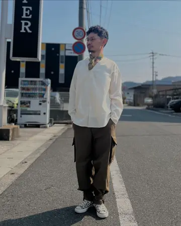 I.C.ORADEA社製 ルーマニア軍 スリーピングシャツ Vネック SHEER COTTON