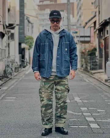 実物 USED ギリシャ軍 T/Cツイル フィールド カーゴパンツ