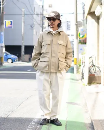 フランス軍 1950～60年代 M-52 ヴィンテージ ツータック チノ
