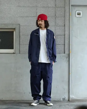 実物 USED イギリス軍 ROYAL NAVY COMBAT カーゴパンツ スラント