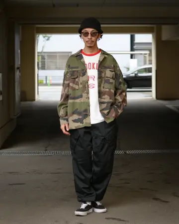 テンダーロイン リップストップ カモ ジャケット WILD THINGS / GRIN RIP BDU JACKET（グレインリップBDU