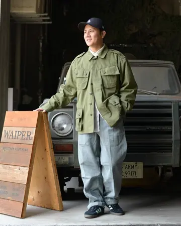 WAIPER.inc 米軍 ジャングルファティーグジャケット 1st【WP1099