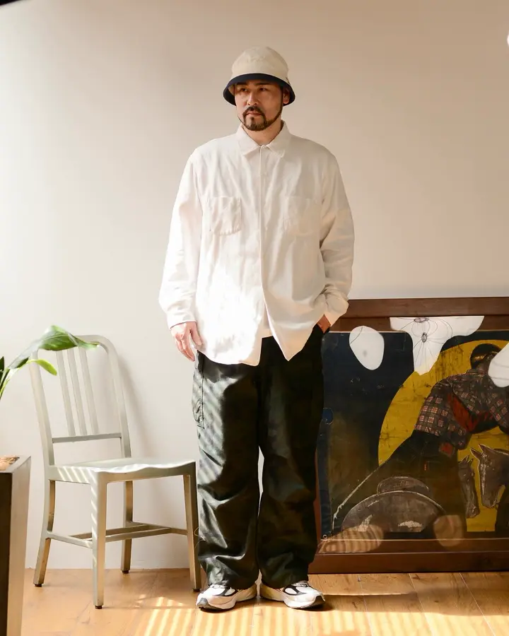 AUTHEN オーセン AUT-122SN SILKNIZED TWILL REGULAR SHIRT シルク