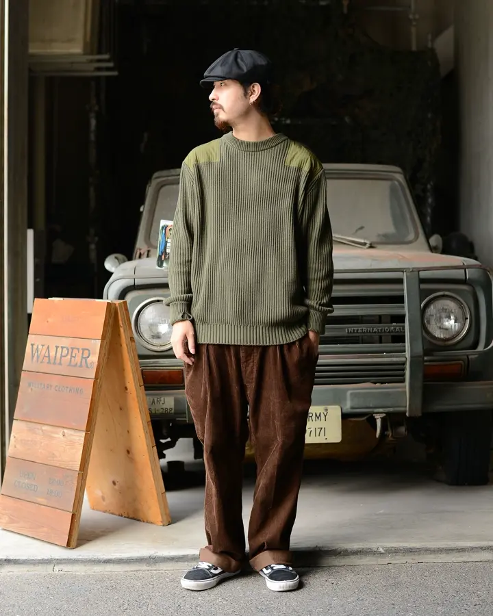 WAIPER.inc 米軍 U.S.M.C コットンニット コマンドセーター【WP1029