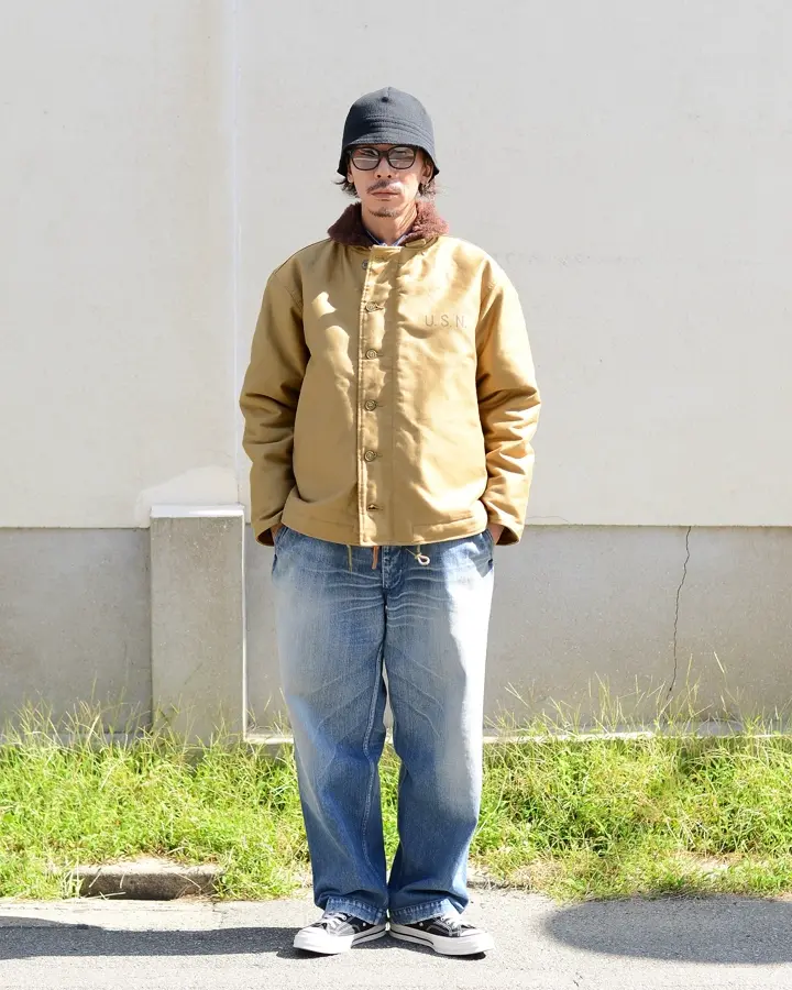 40s 前期 n-1 デッキジャケット 実物 サイズ42