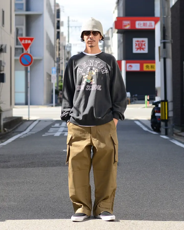 フランス軍 M-47 カーゴパンツ 後期型 HBT WAIPER.inc【24WP1026