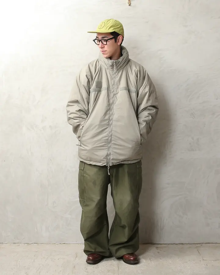 実物 USED 米軍 ECWCS Gen III Level 7 ジャケット URBAN GREY【JADE