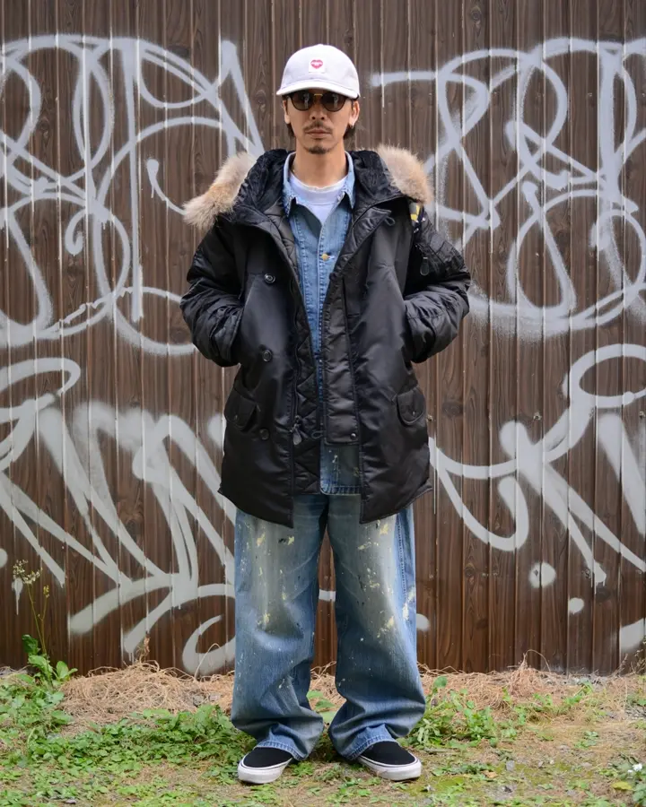 WAIPER.inc 米軍 初期型 N-3B VINTAGE フライトジャケット リアル