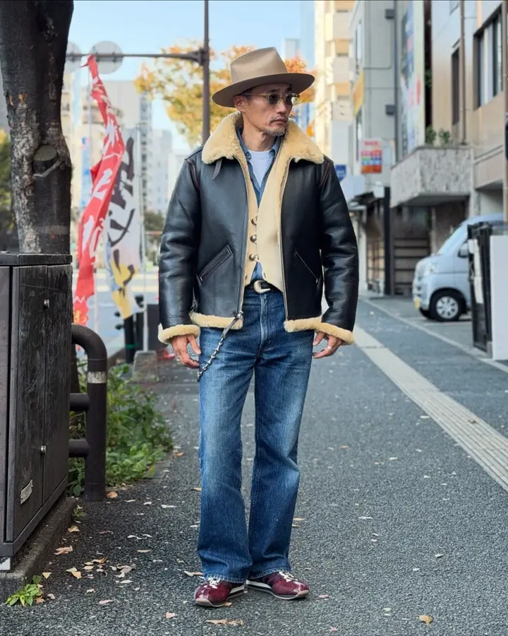 Y'2 LEATHER ワイツーレザー COLOMER MOUTON Type B-7 フライト