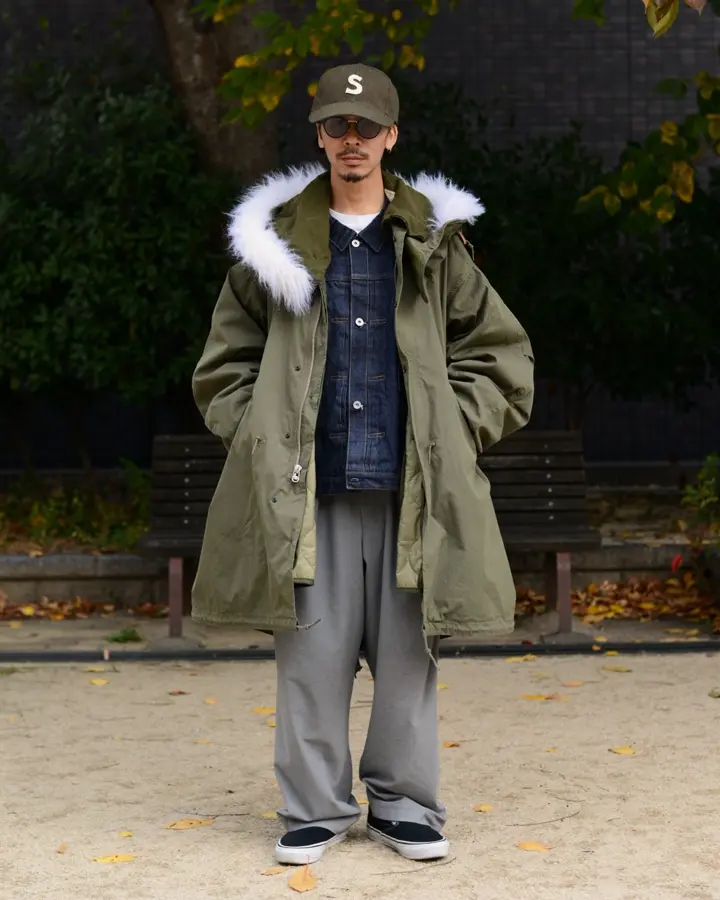 WAIPER.inc 米軍 M-65 フィッシュテールパーカー PRIMALOFTライナー