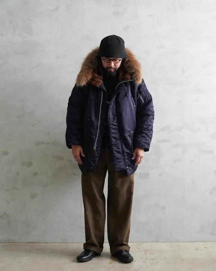 WAIPER.inc 米軍 AIR CREW N-3A フライトジャケット リアルファー