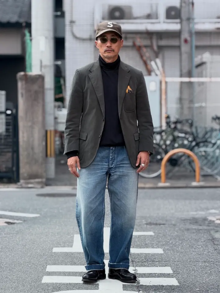 2月下旬頃入荷予定】WAIPER×LA SCALA モールスキン 2Bジャケット