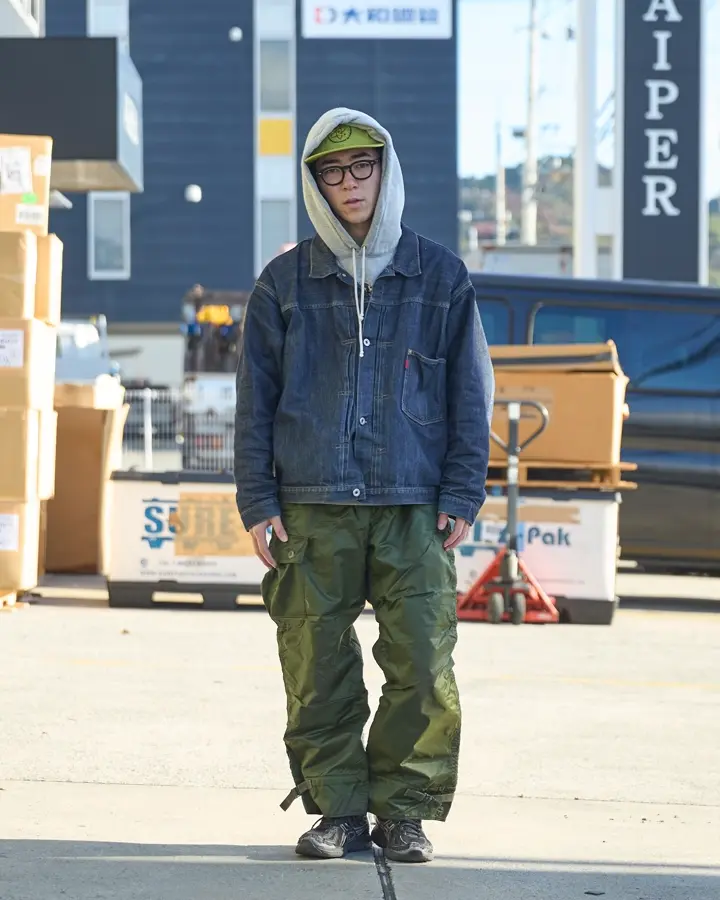 米軍 実物 ナイロンデッキジャケット+パンツ 米軍 実物 ナイロンデッキジャケット+パンツ 米軍 実物 ナイロンデッキ