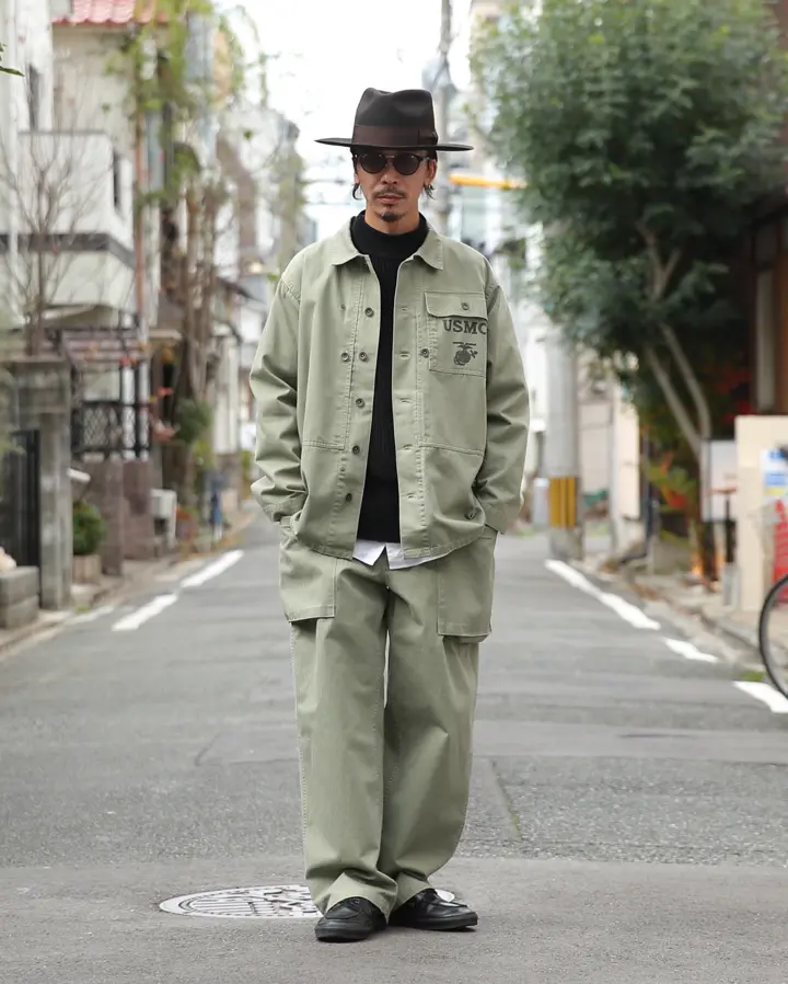 WAIPER.inc 米軍 1940's U.S.M.C. P-44 HBT モンキーパンツ【WP1049】