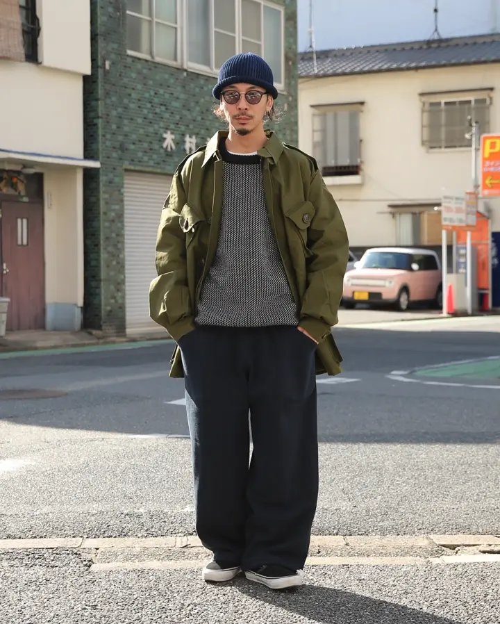 WAIPER.inc 米軍 U.S. NAVY ダブルニー スウェットパンツ【WP1032