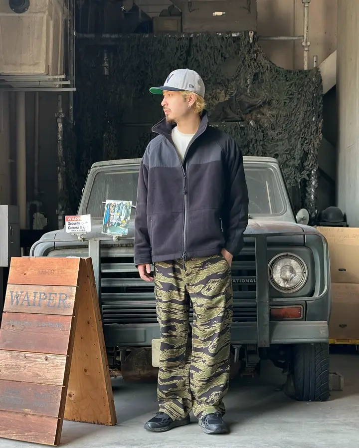 WAIPER.inc 米軍 M-51 フィールドカーゴパンツ オープンボタン【WP1107