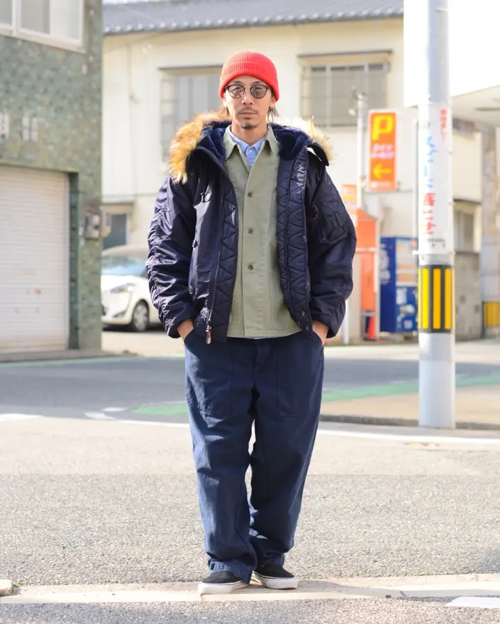 実物 USED スイス軍 1980年代 後期型 ヴィンテージ デニムワークパンツ