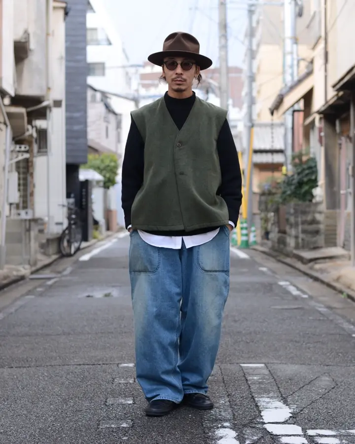 WAIPER.inc 米軍 1940's U.S.NAVY M-45 デニムトラウザー MADE OF