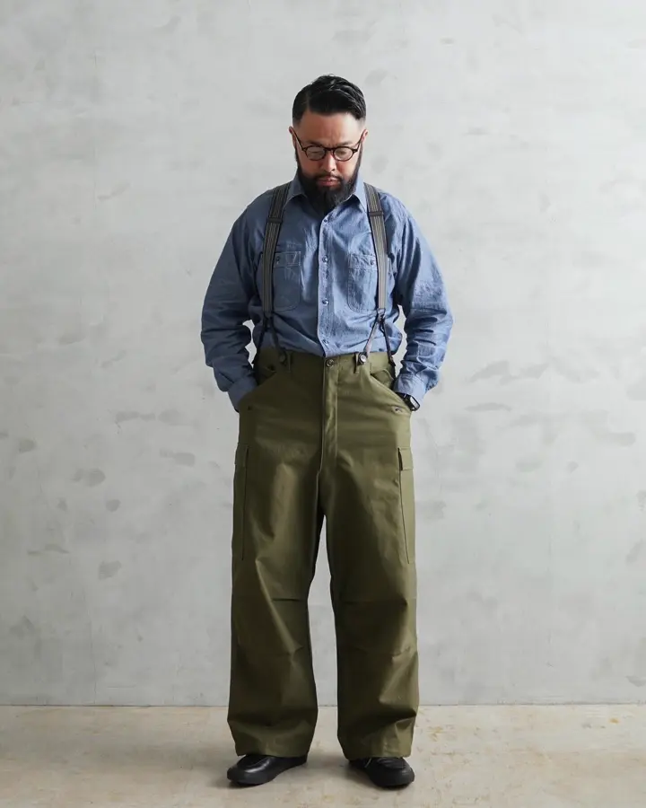 WAIPER.inc 米軍 M-51 フィールドカーゴパンツ オープンボタン【WP1107】