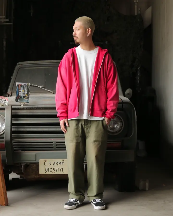 SCREEN STARS×WAIPER 2523-439WP ジップアップ フーディ VINTAGE FADE