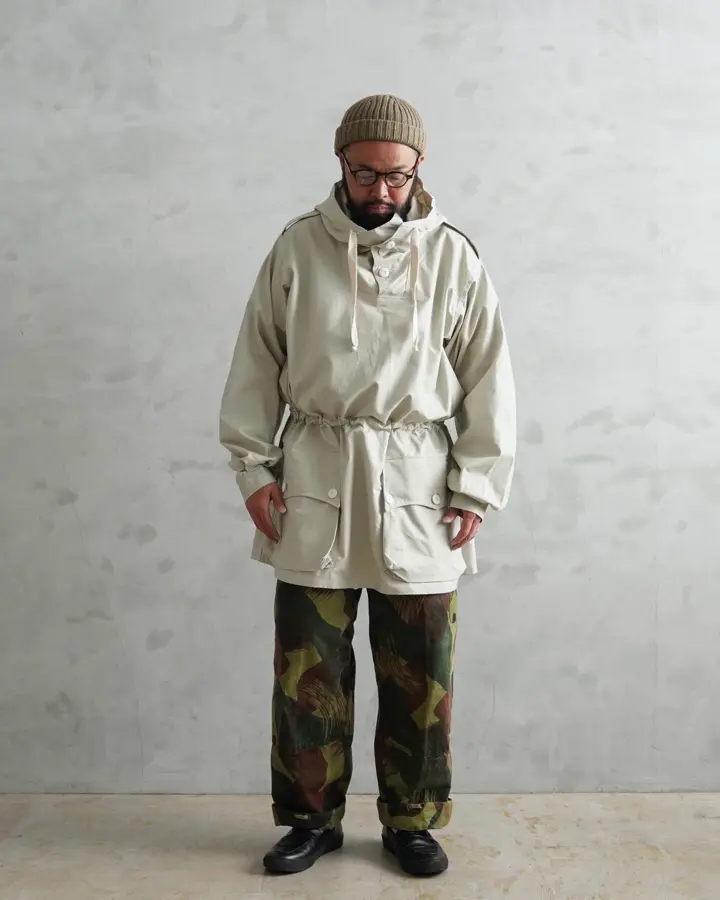 実物 新品 デッドストック スウェーデン軍 M-39 コットン アノラック