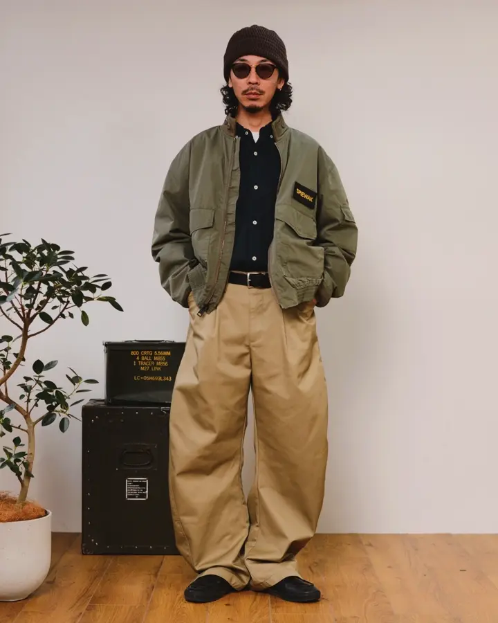 WAIPER×BARNS OUTFITTERS BR-24440W オックスフォード ボタンダウン