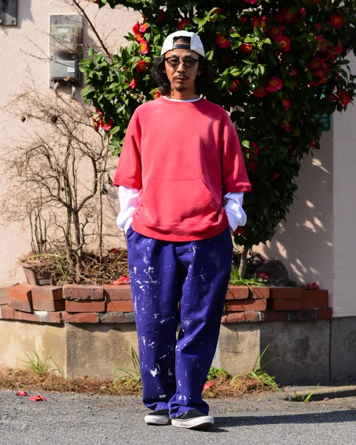 NEIGHBORHOOD ヘリンボーンツイル ワーク パンツ N1794 ジャーマンヘリンボーンツイルワークパンツ [Overdye / BLACK] - Fresh