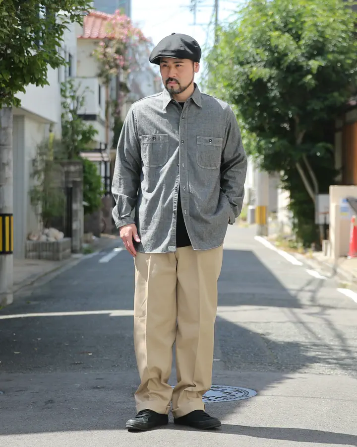 希少 実物 新品 デッドストック 米軍 70's チノトラウザーズ TAN445