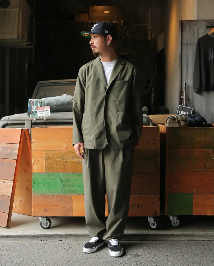 NANGA ナンガ N2500-1D333A DotAir COMFY TUCK TAPERED PANTS ドット
