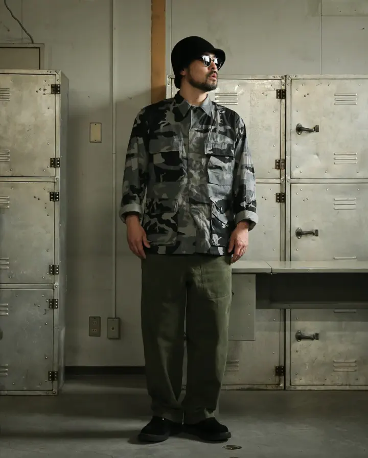 実物 USED 米軍 ACU コンバット ジャケット UCP ミリタリー 古着