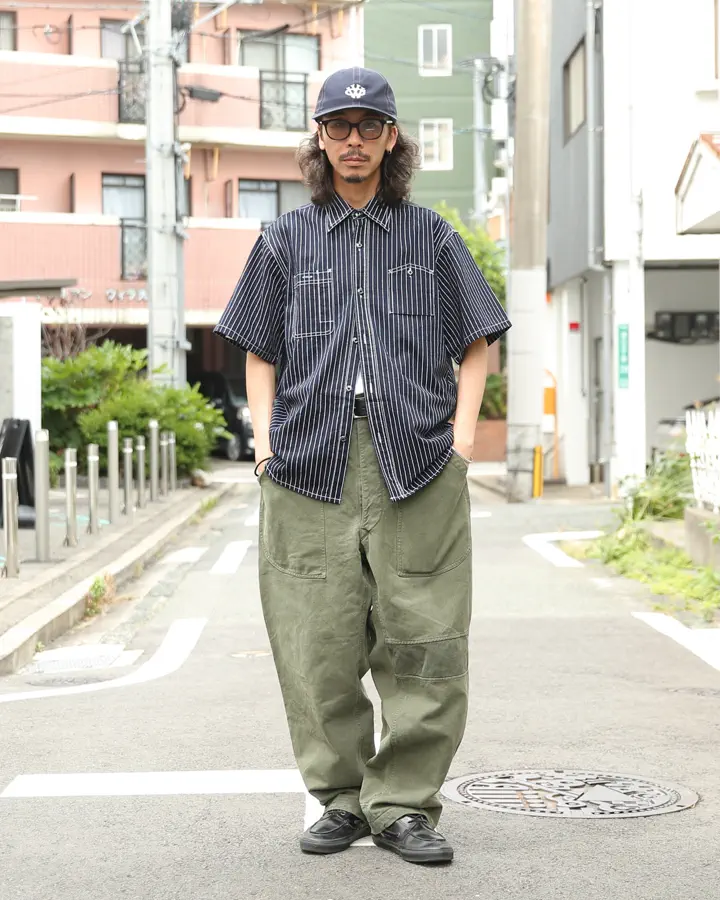 実物 USED スイス軍 1950年代 前期型 ヴィンテージ デニムワークパンツ