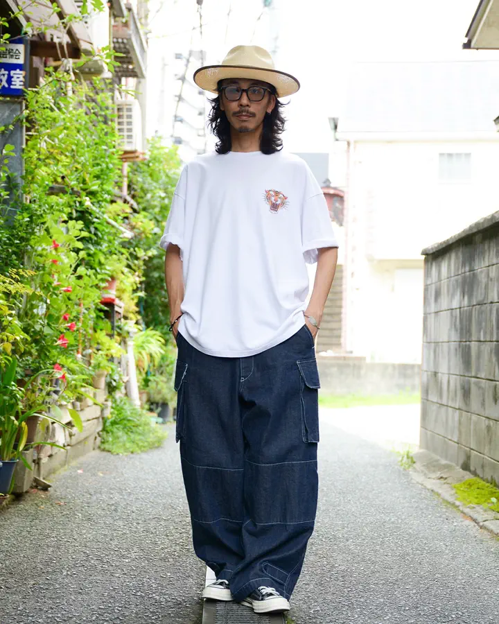 WAIPER.inc フランス軍 M-47 カーゴパンツ KURABO DENIM【WP1170】