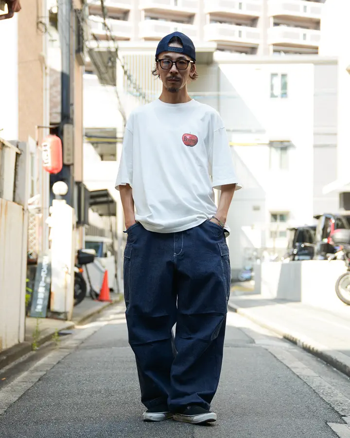 WAIPER.inc 米軍 M-65 カーゴパンツ KURABO DENIM【WP1173】
