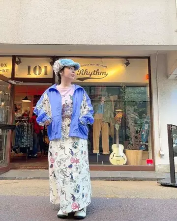 151624:おめかしネコ・POPなラクガキ柄 ナイロンブルゾンの通販 151624:おめかしネコ・POPなラクガキ柄 ナイロンブルゾンの通販