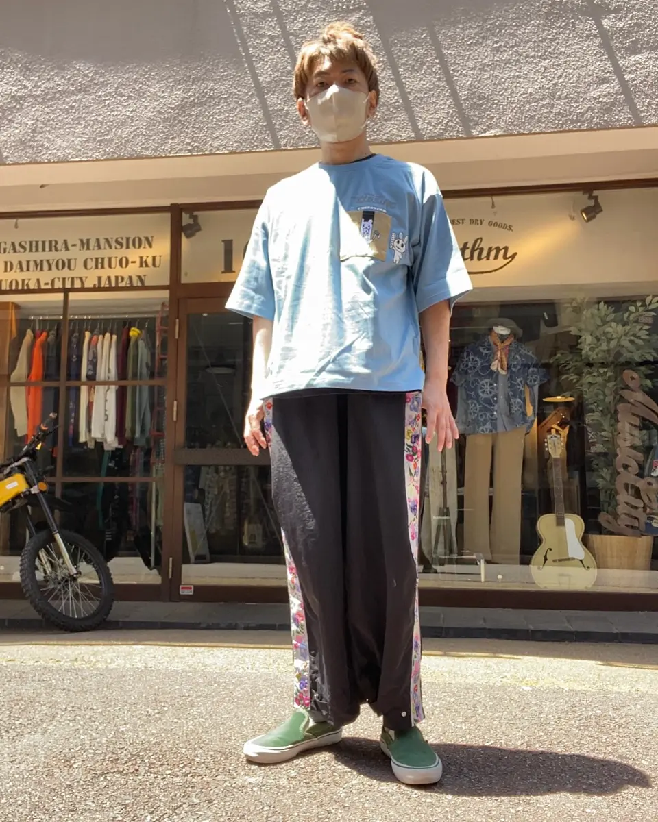 152608：花柄ラインパンツの通販-ScoLar