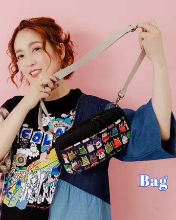 653433：スカラーちゃん両面プリントショルダーバッグの通販-ScoLar