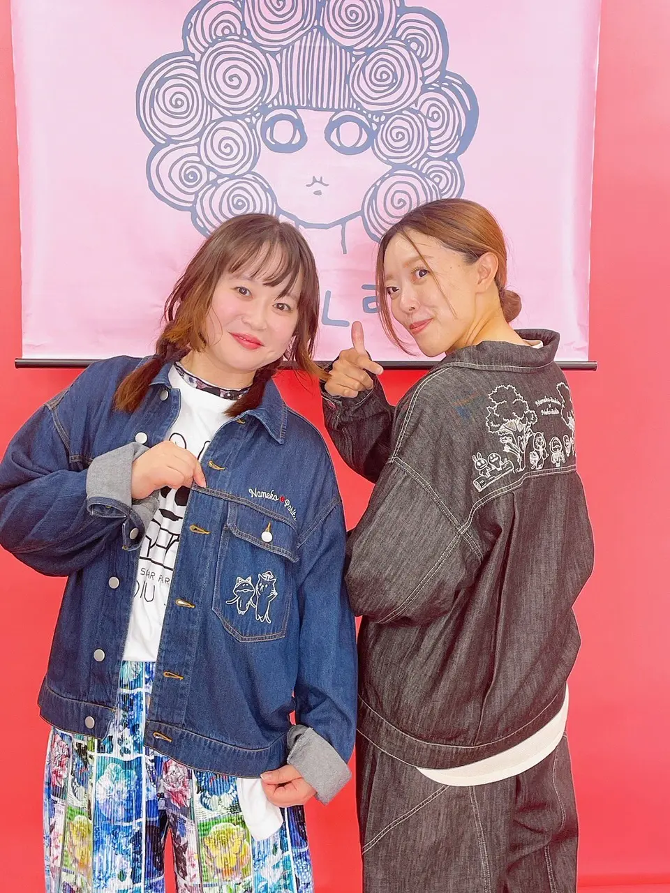 新品タグ付★スカラーscolar★オシャレネコ刺繍Gジャン★デニムジャケット ScoLar スカラー セール Scolar 新作 ウエア ネコ柄 おしゃれ