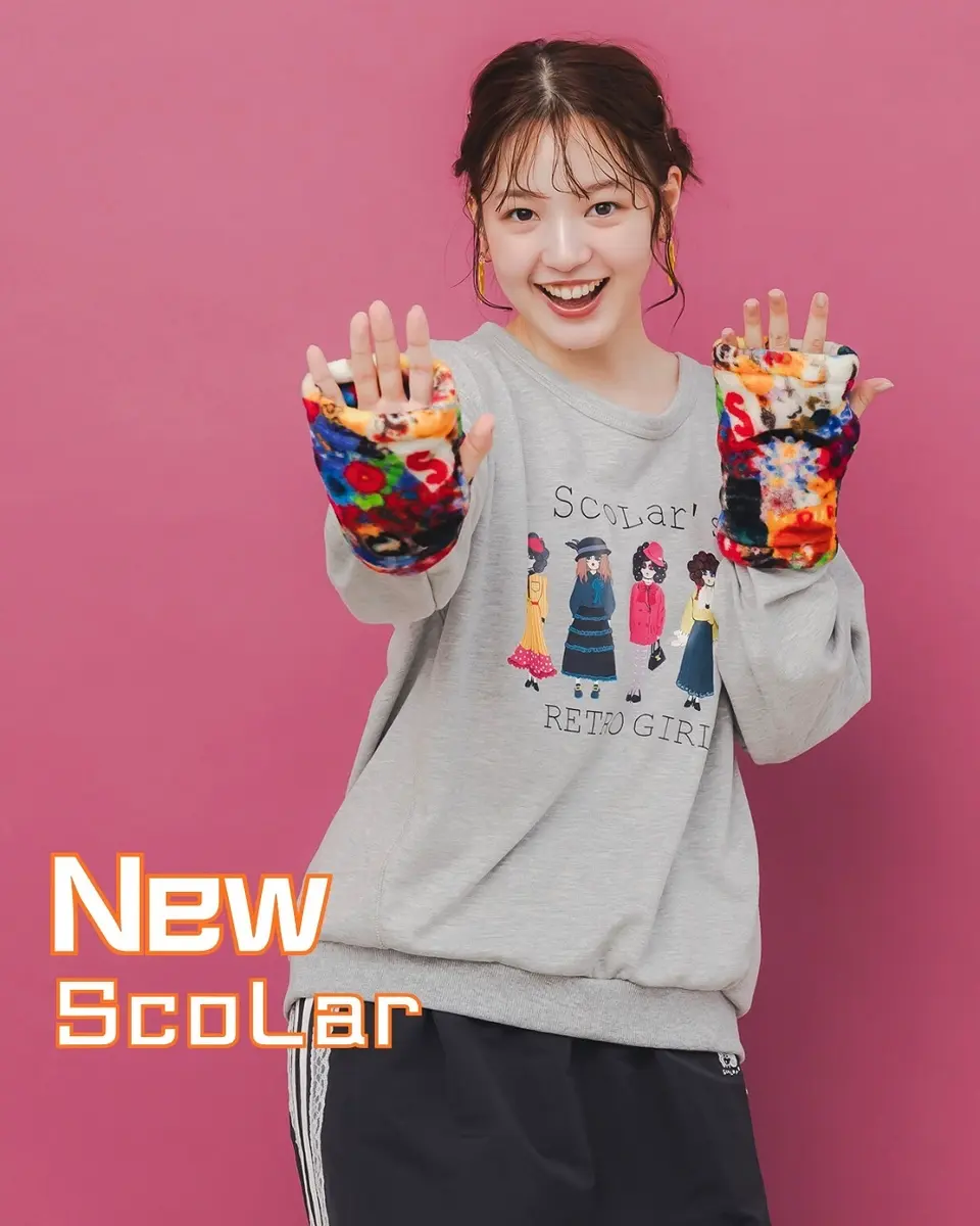 153717：スカラーリメイク風 異素材切替デニムスカートの通販-ScoLar