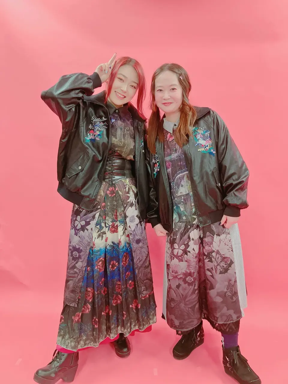 153635：スカラーとキノコ刺繍 合皮ブルゾンの通販-ScoLar